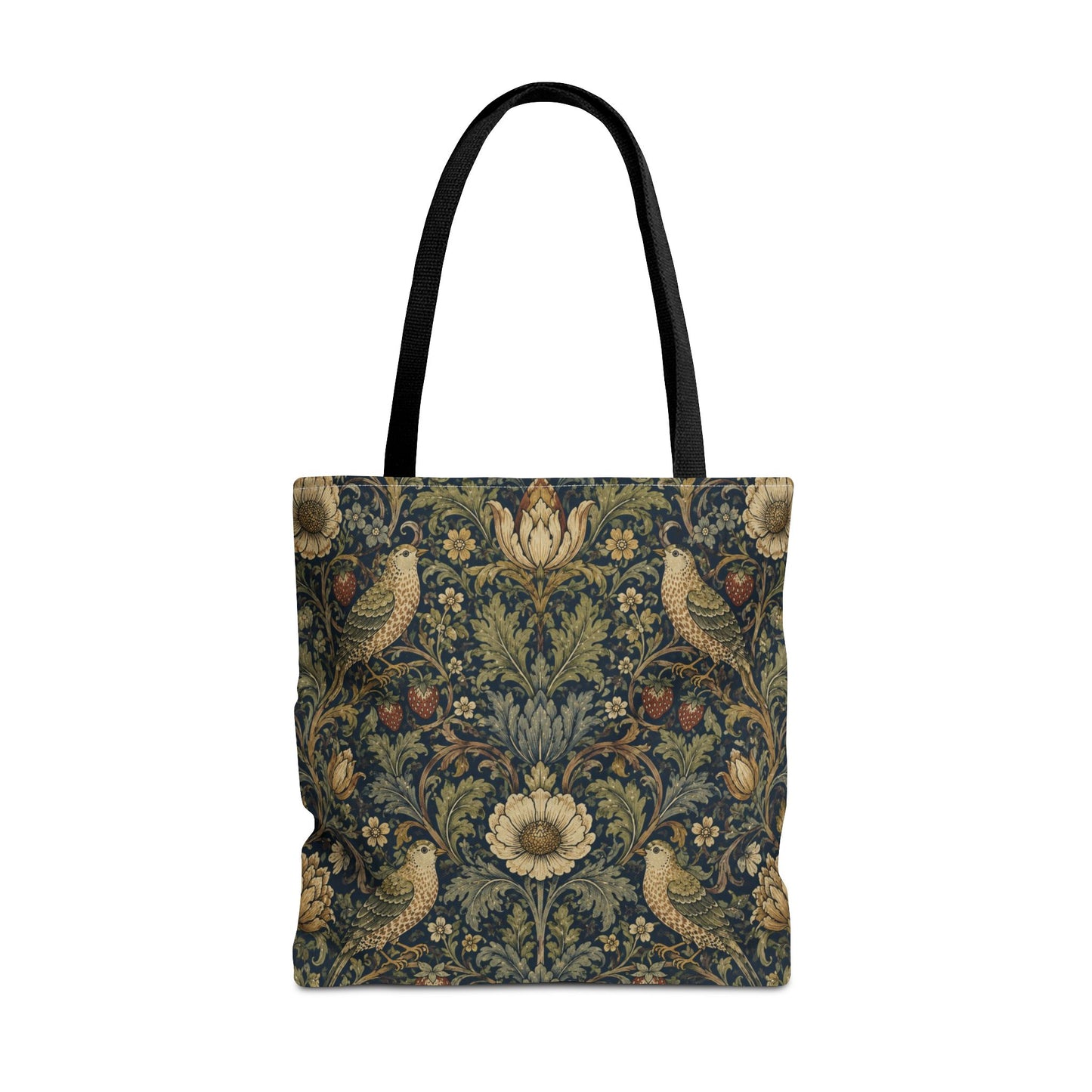 William Morris Vintage Bird Full Art Tote Bag