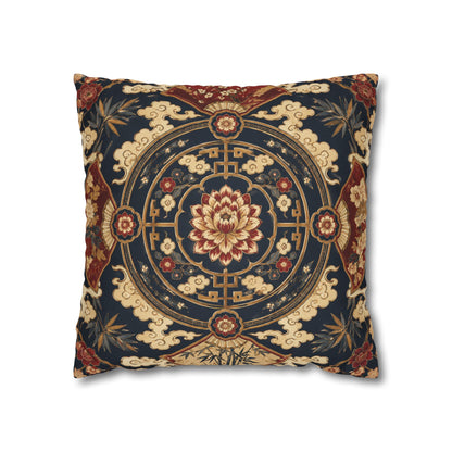 East Asian Mandala Pillow Case