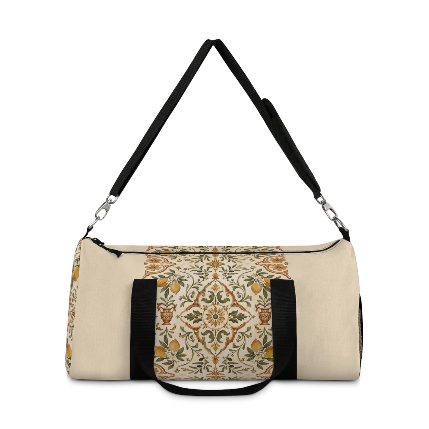Mediterranean Moroccan Lemon Gym Duffle Bag