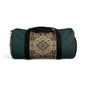 Moroccan Teal Chevron Oriental Gym Duffel Bag