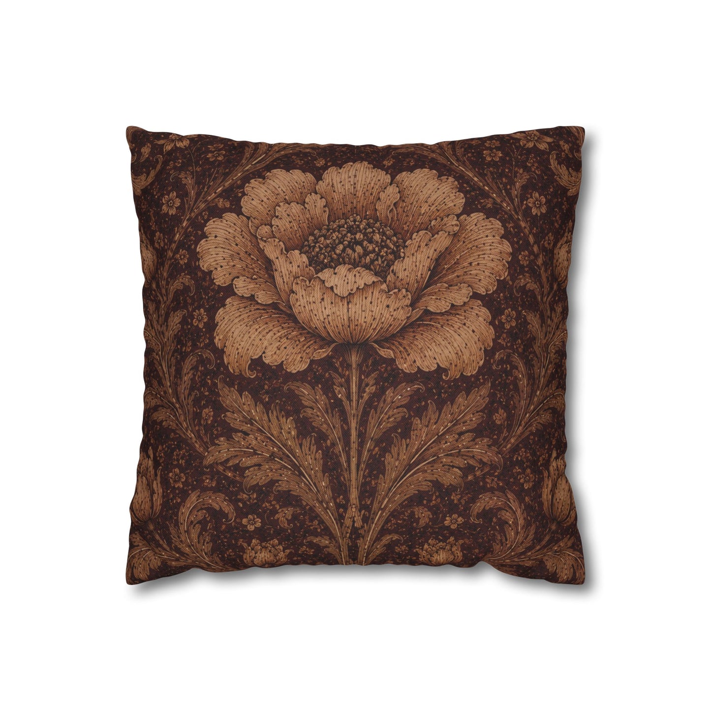 William Morris Floral Damask Rose Pillowcase Cover