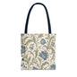William Morris Blue Floral Vine Full Art Tote Bag