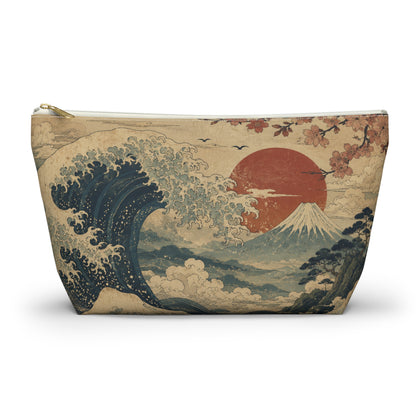 Vintage Japanese Wave Make Up Accessory Bag