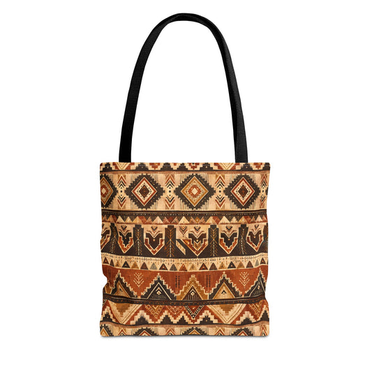 African Tribal Traditional Pattern Full Art Tote Bag