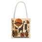 African Safari Giraffe Full Art Tote Bag