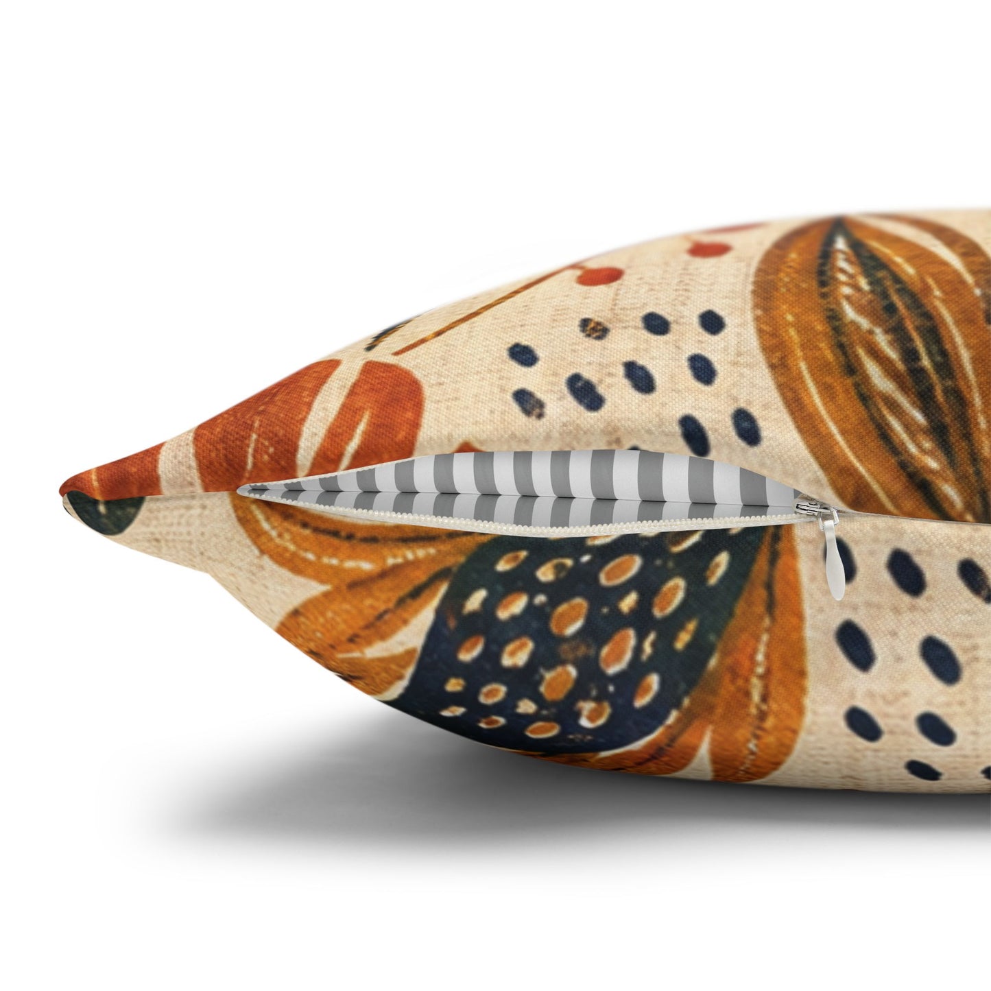 African Tribal Botanical Palm Pillow Case Cover