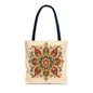 Indian Vintage Floral Mandala Full Art Tote Bag