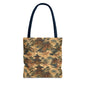 Vintage Japanese Temple Painting Full Art Tote Bag
