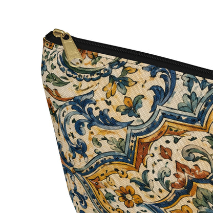 Moroccan Spanish T-Bottom Makeup Bag