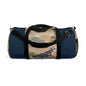 Vintage Japanese Navy Blue Wave & Clouds Duffel Bag