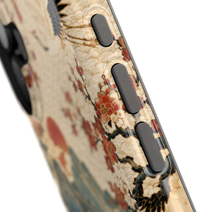 East Asian Vintage Landscape iPhone Case | Magnetic Impact-Resistant Case