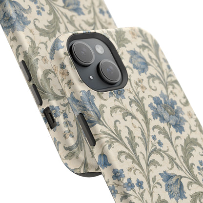 William Morris Floral Blue Magnetic iPhone Cases