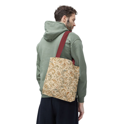 William Morris Floral Scroll Damask Full Art Tote Bag