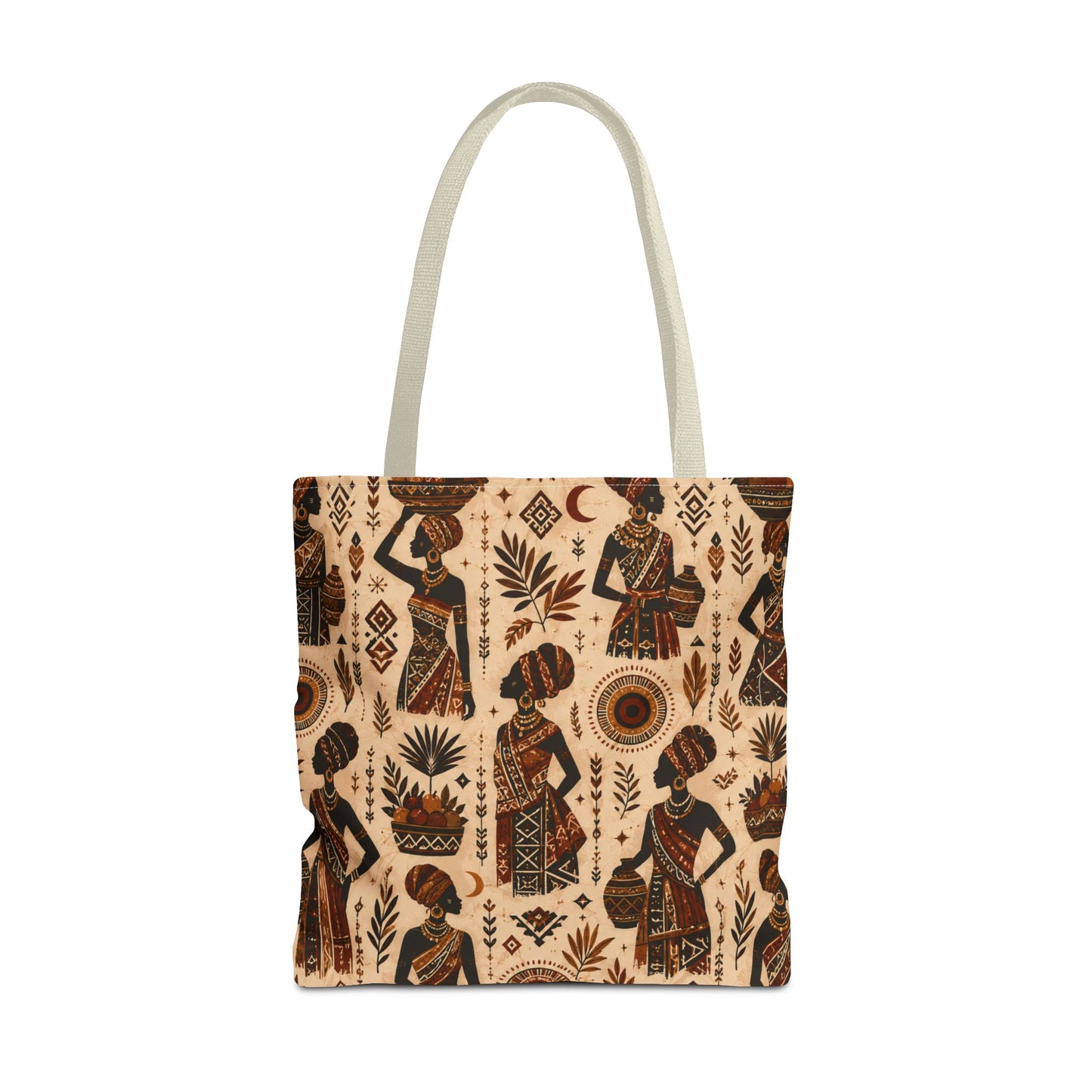 African Woman Figures Full Art Tote Bag