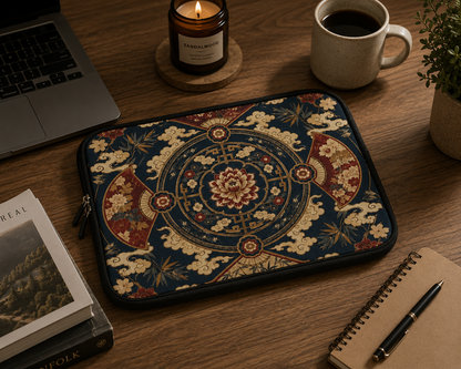 East Asian Mandala Laptop Sleeve Case