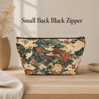 East Asian Vintage Landscape Accessory Makeup Pouch