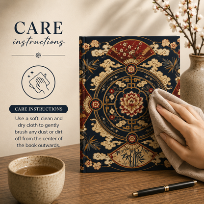 East Asian Mandala Hardcover Journal