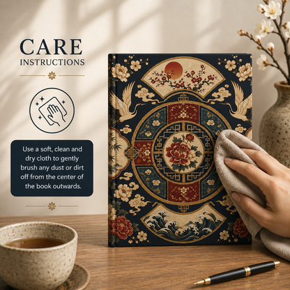 East Asian Mandala Hardcover Journal