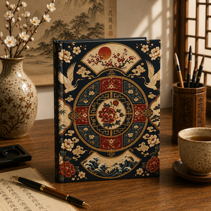 East Asian Mandala Hardcover Journal