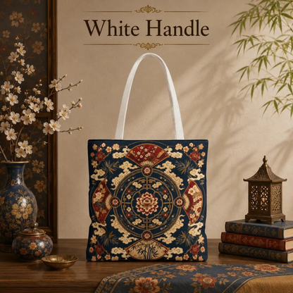 East Asian Mandala Full Art Tote Bag