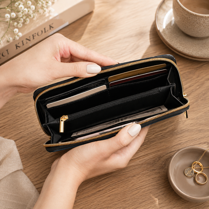 East Asian Mandala Zipper Wallet