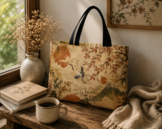 Vintage Japanese Landscape Painting Weekender Tote Bag