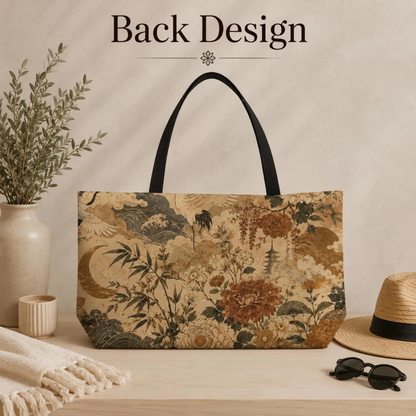 Vintage Japanese Landscape Painting Weekender Tote Bag