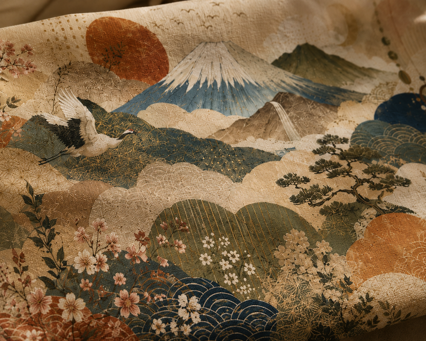 Vintage Japanese Painting Weekender Tote Bag