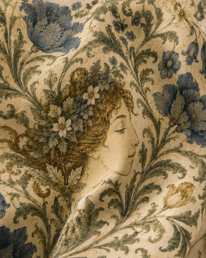 William Morris Vintage Portrait Full Art Tote Bag