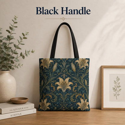 William Morris Damask Floral Full Art Tote Bag