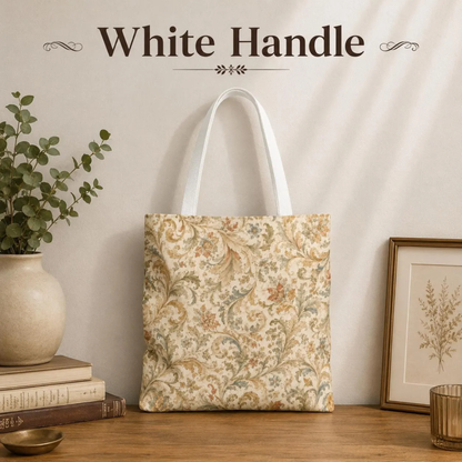 William Morris Floral Scroll Damask Full Art Tote Bag