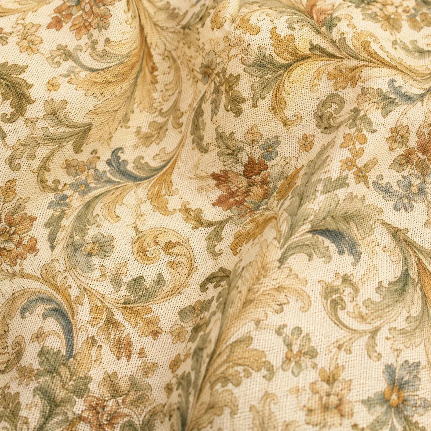 William Morris Floral Scroll Damask Full Art Tote Bag