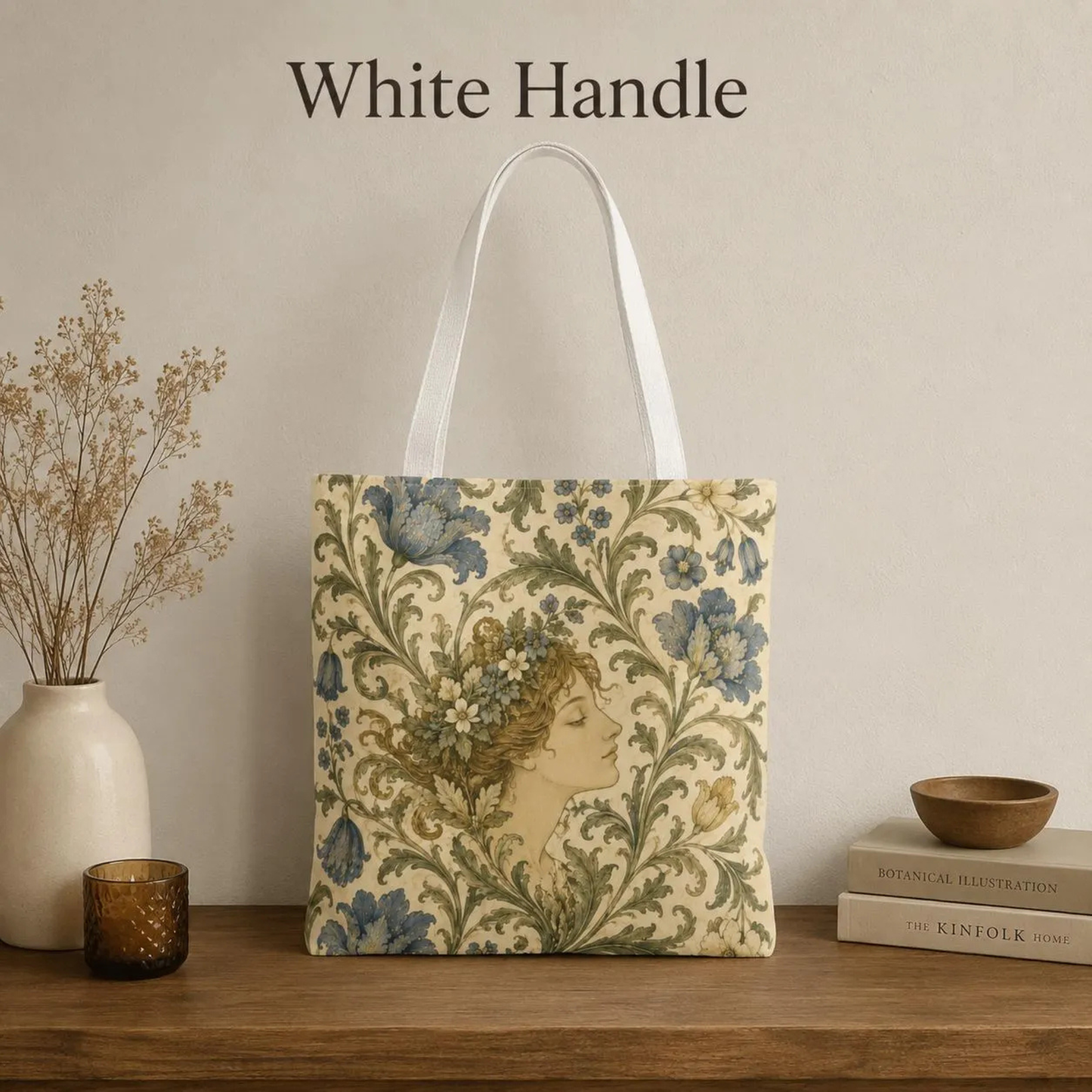 William Morris Vintage Portrait Full Art Tote Bag