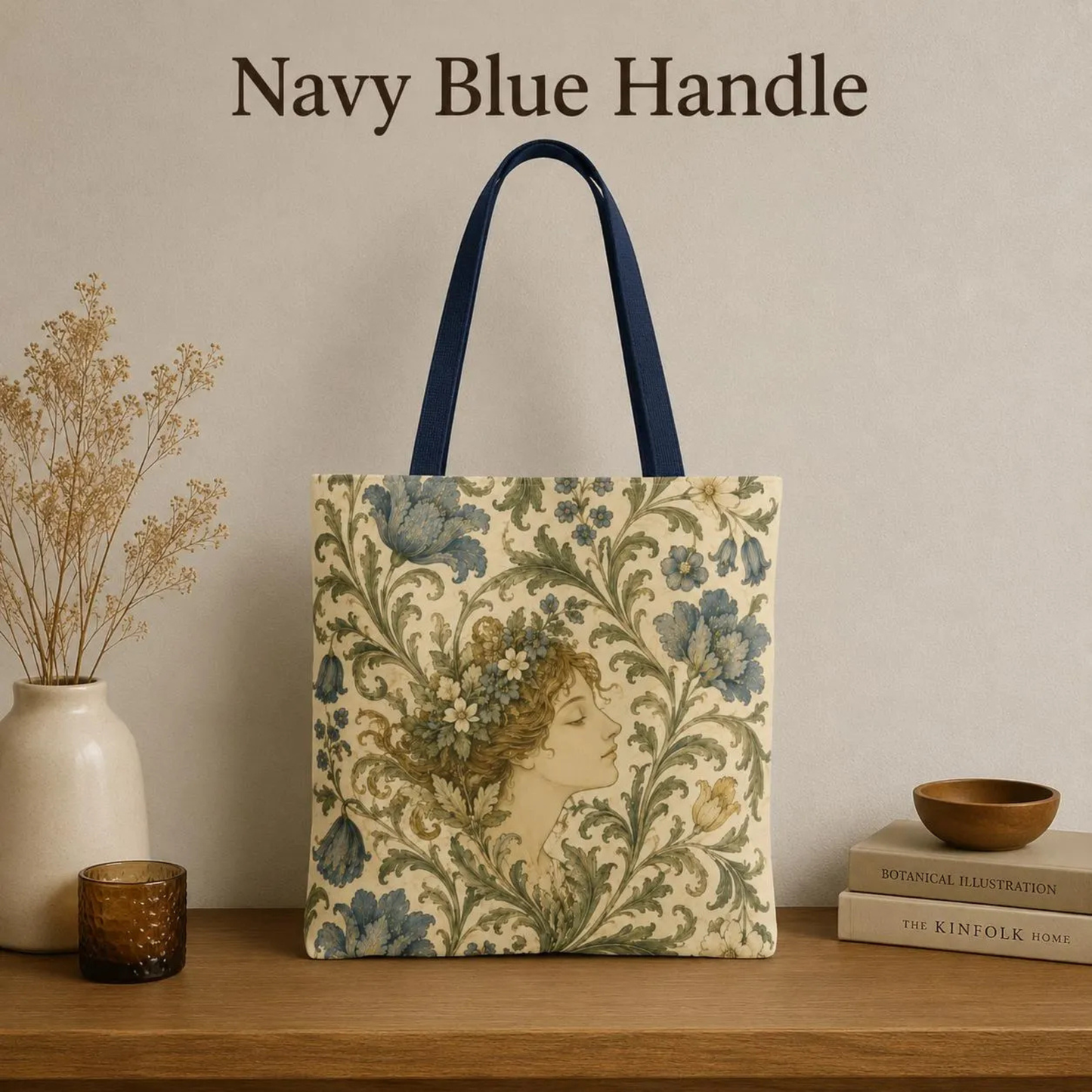 William Morris Vintage Portrait Full Art Tote Bag