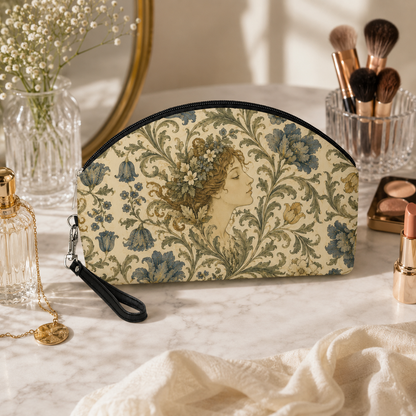 William Morris Vintage Portrait Makeup Cosmetic Bag
