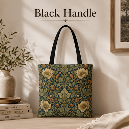 William Morris Vintage Botanical Full Art Tote Bag
