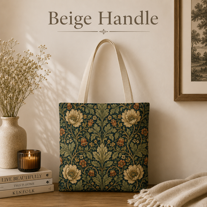 William Morris Vintage Botanical Full Art Tote Bag