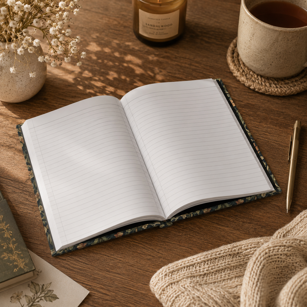 William Morris Vintage Botanical Hardcover Journal