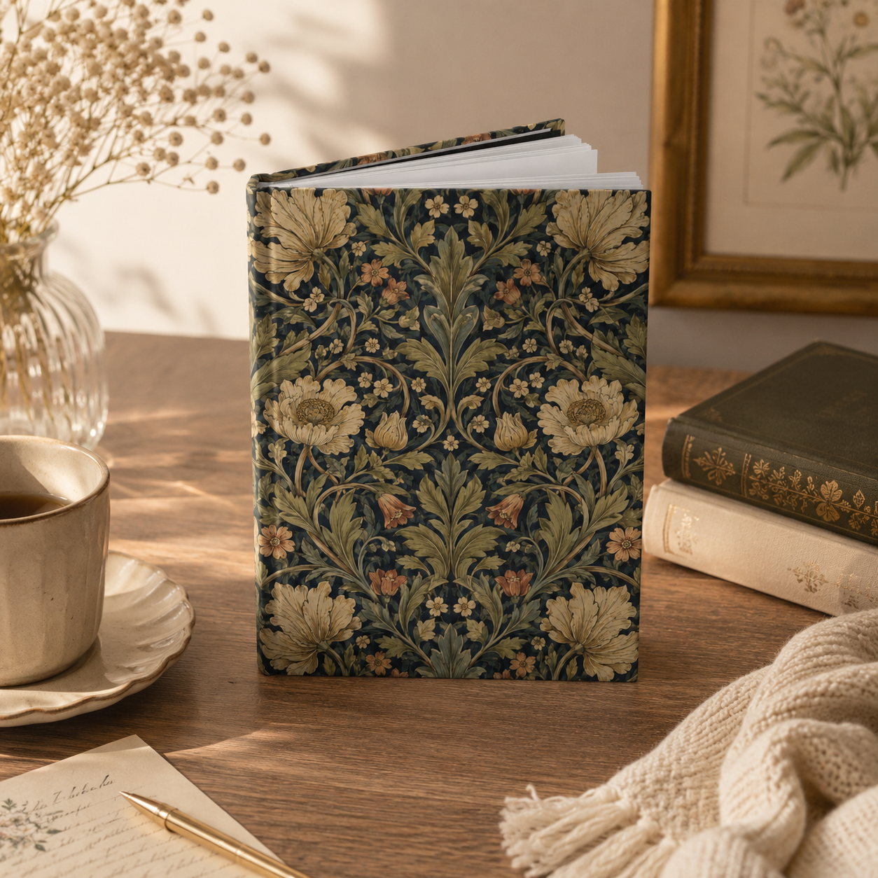 William Morris Vintage Botanical Hardcover Journal