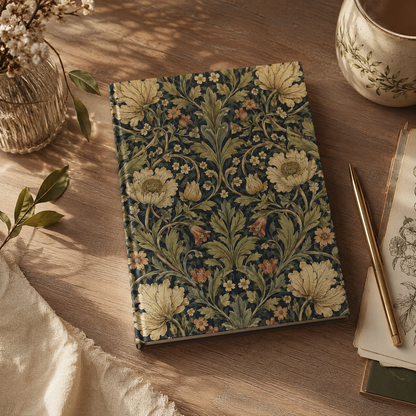William Morris Vintage Botanical Hardcover Journal