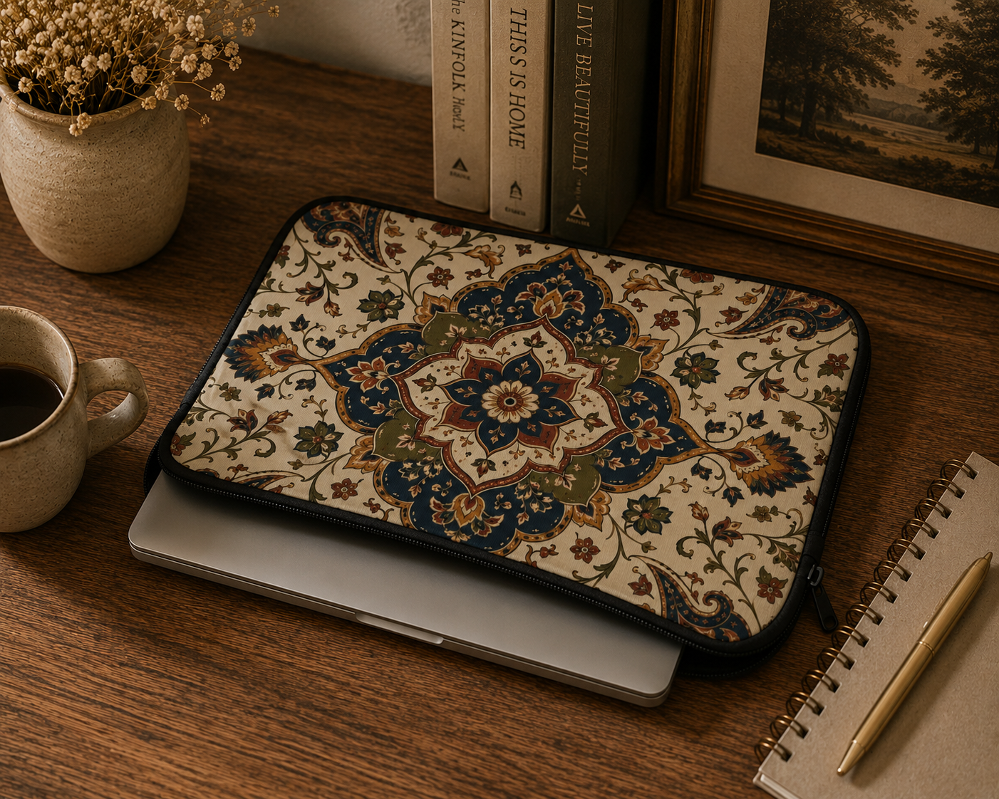 Indian Vintage Persian Laptop Sleeve