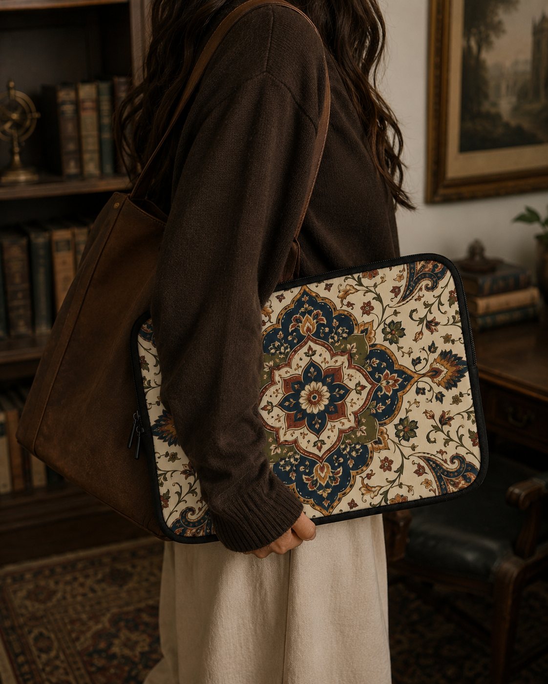 Indian Vintage Persian Laptop Sleeve