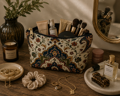 Indian Persian Vintage Makeup Accessory Pouch