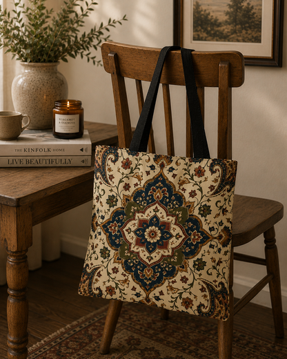 Indian Persian Vintage Full Art Tote Bag