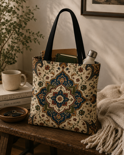 Indian Persian Vintage Full Art Tote Bag