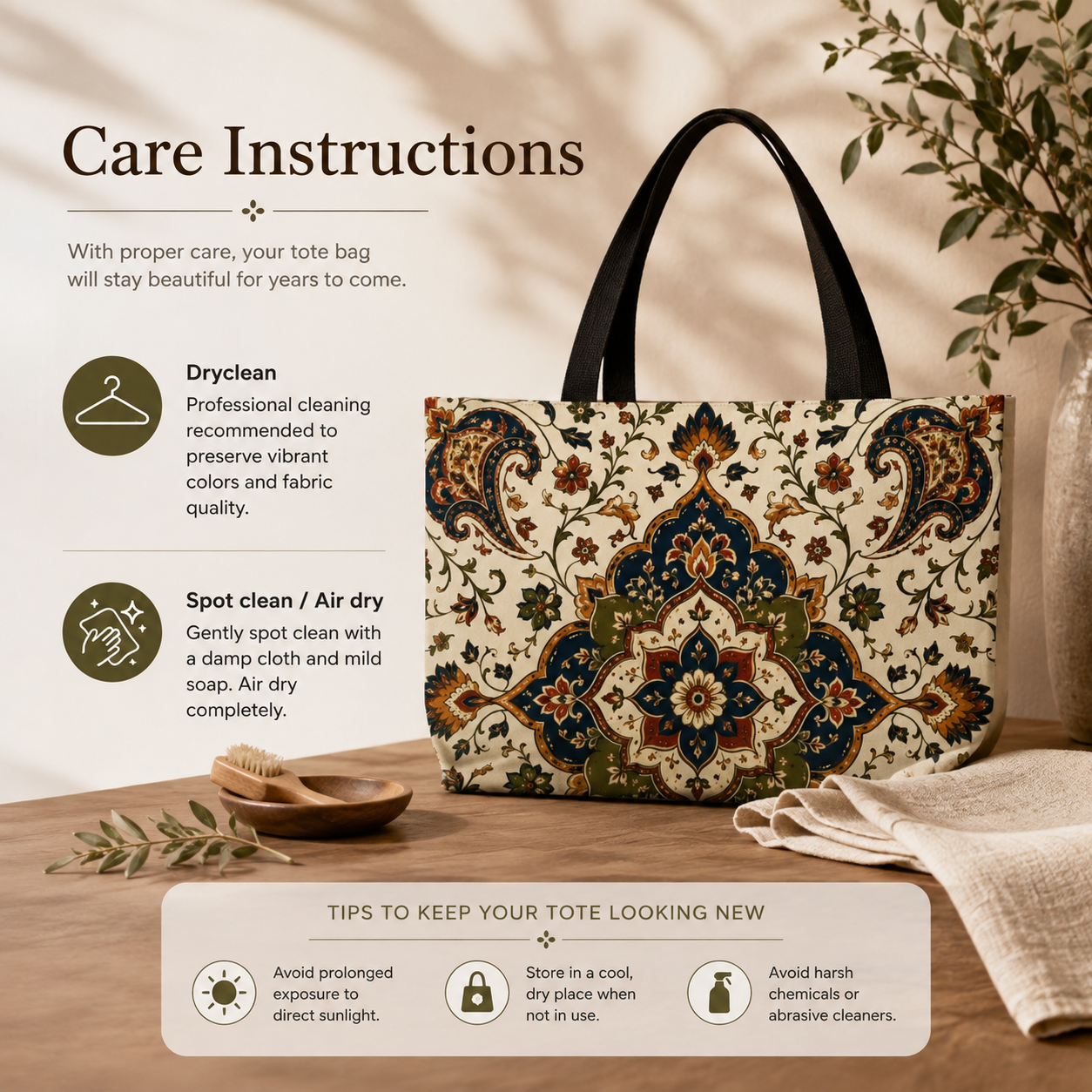 Indian Vintage Persian Weekender Tote Bag