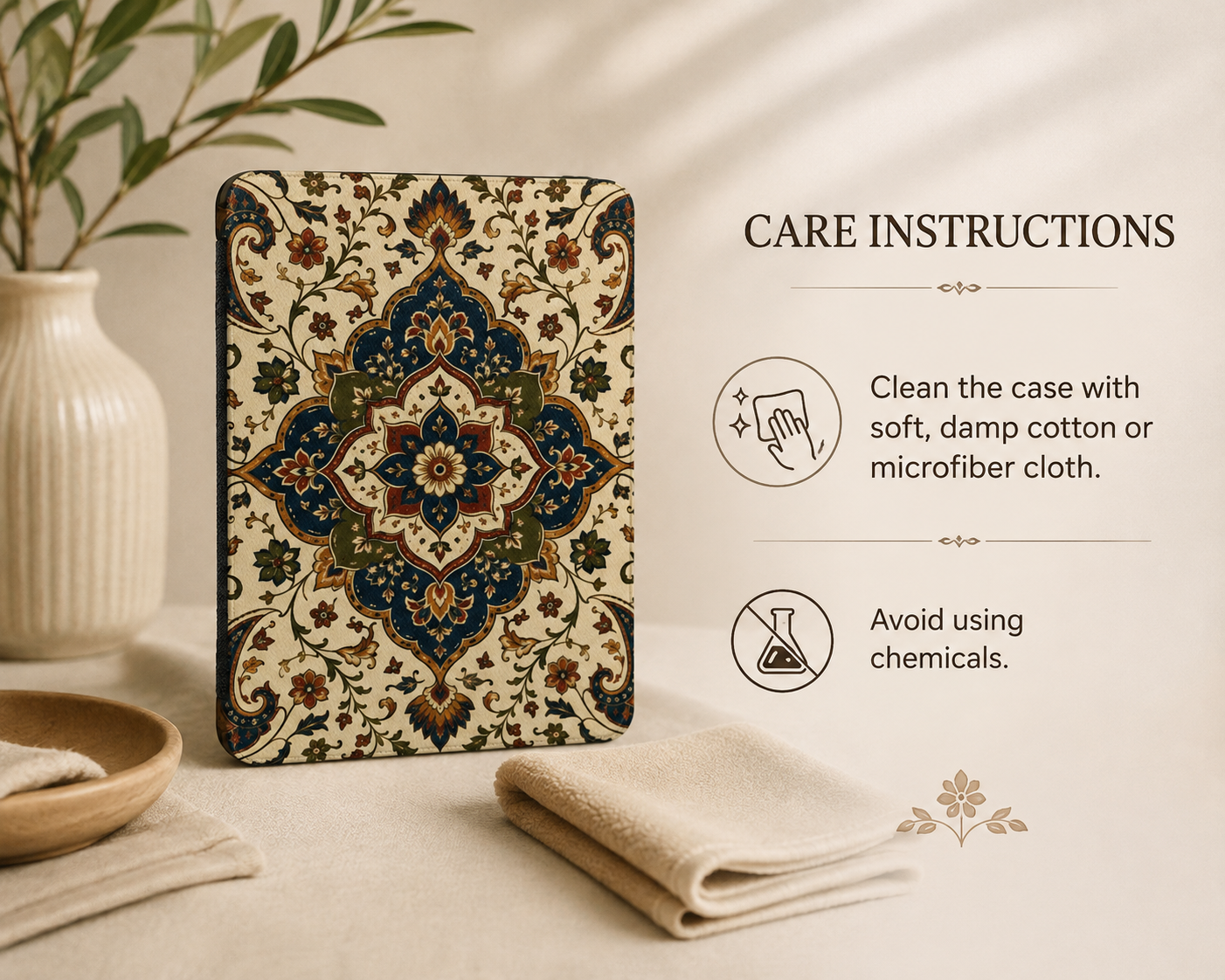 Indian Vintage Persian Kindle Case