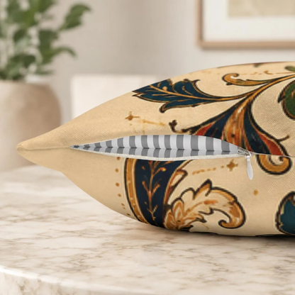 Indian Vintage Paisley Floral Throw Pillow Case Cover