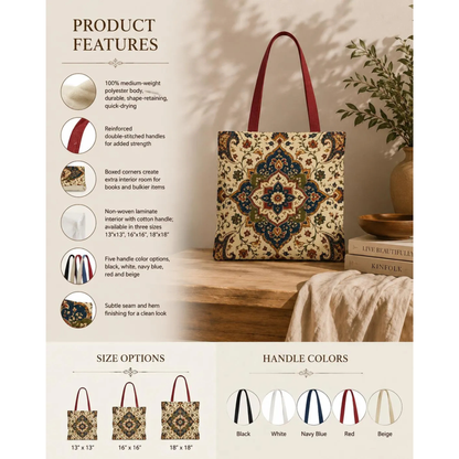 Indian Persian Vintage Full Art Tote Bag