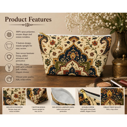 Indian Persian Vintage Makeup Accessory Pouch